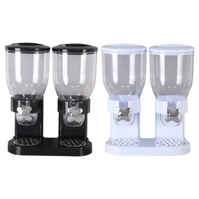 Dispensador de cereal doble recipiente de cocina FK23C-2